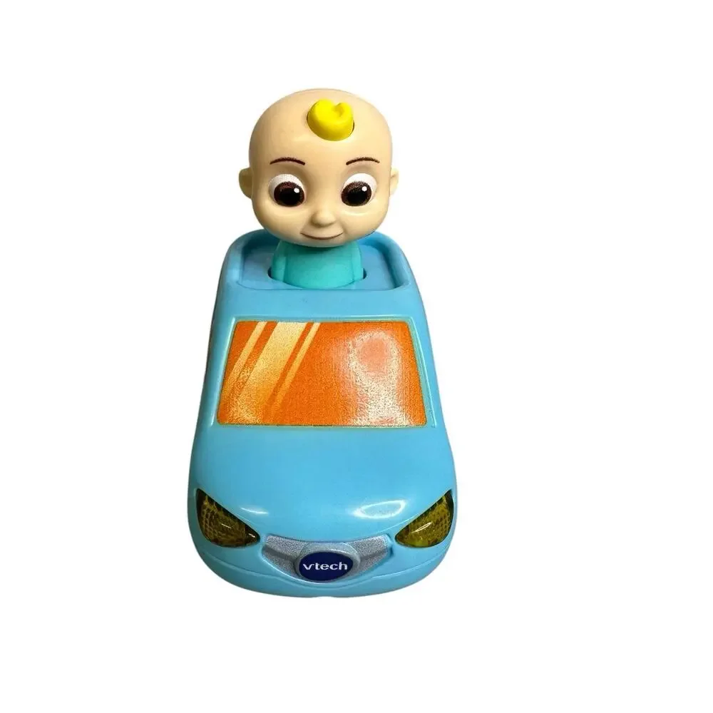 Vtech CoComelon Go Go Smart Wheels JJ's Family Car And Red Wagon WORKS